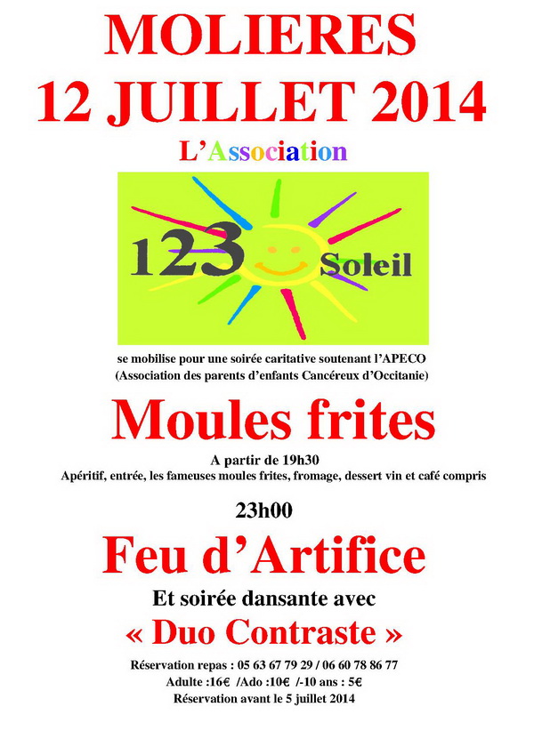 Affiche MOLIERES 12_07_2014