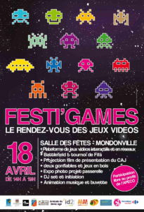 Affiche Festi'Games Lieu